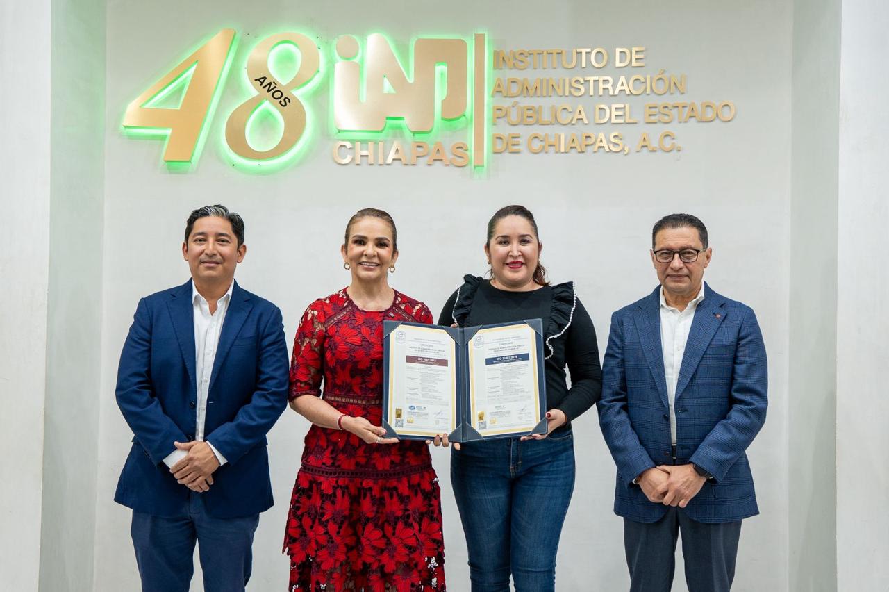 IAP Chiapas Certificado Internacionalmente: Un Paso más en su compromiso con la Excelencia académica y la Eficiencia educativa