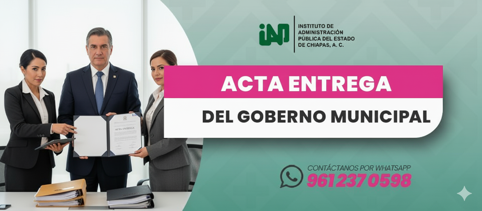 Imagen del curso Acta Entrega del Gobierno Municipal